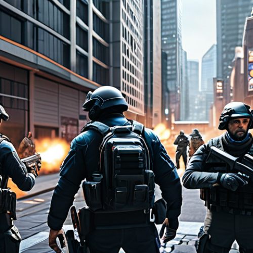 Home 23 Strategic Team Play**
"Valorant team coordinating attack, cityscape background, players communicating, tactical map overlay, emphasis on teamwork, dynamic lighting, action shot, strategic gameplay, fully clothed, appropriate content, safe for work, perfect anatomy, natural proportions, professional, modest, family-friendly."
**
