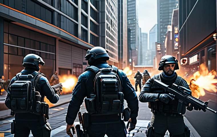 Strategic Team Play**

"Valorant team coordinating attack, cityscape background, players communicating, tactical map overlay, emphasis on teamwork, dynamic lighting, action shot, strategic gameplay, fully clothed, appropriate content, safe for work, perfect anatomy, natural proportions, professional, modest, family-friendly."

**